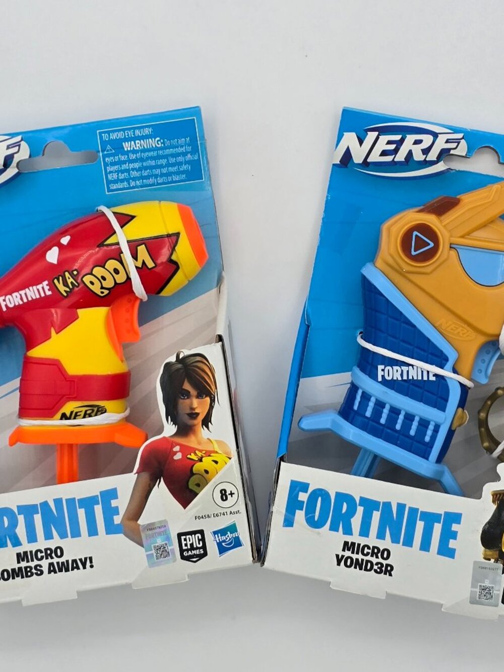 Nerf MicroShots Fortnite Micro Yond3r Blaster, Nerf Fortnite Micro Bombs Away